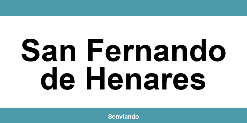 Teléfono de contacto oficina Sending en San Fernando de Henares